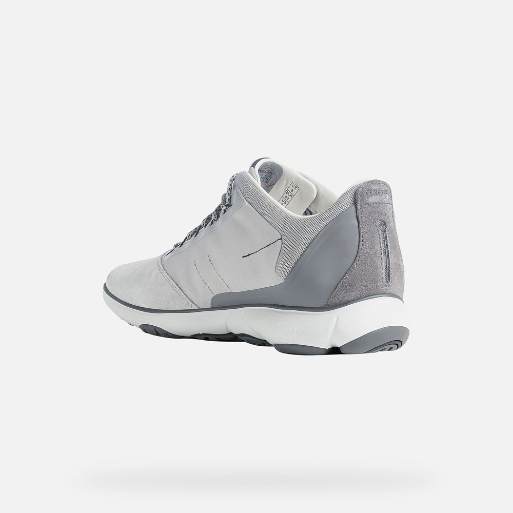 Geox Erkek Spor Ayakkabı Gri - Nebula - ZDX-658024